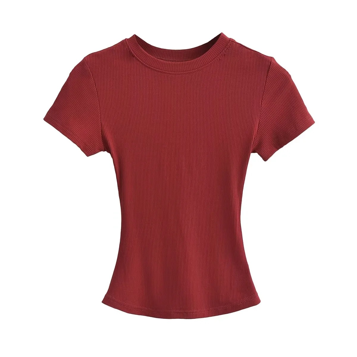 タイトフィットリブTシャツ 3914