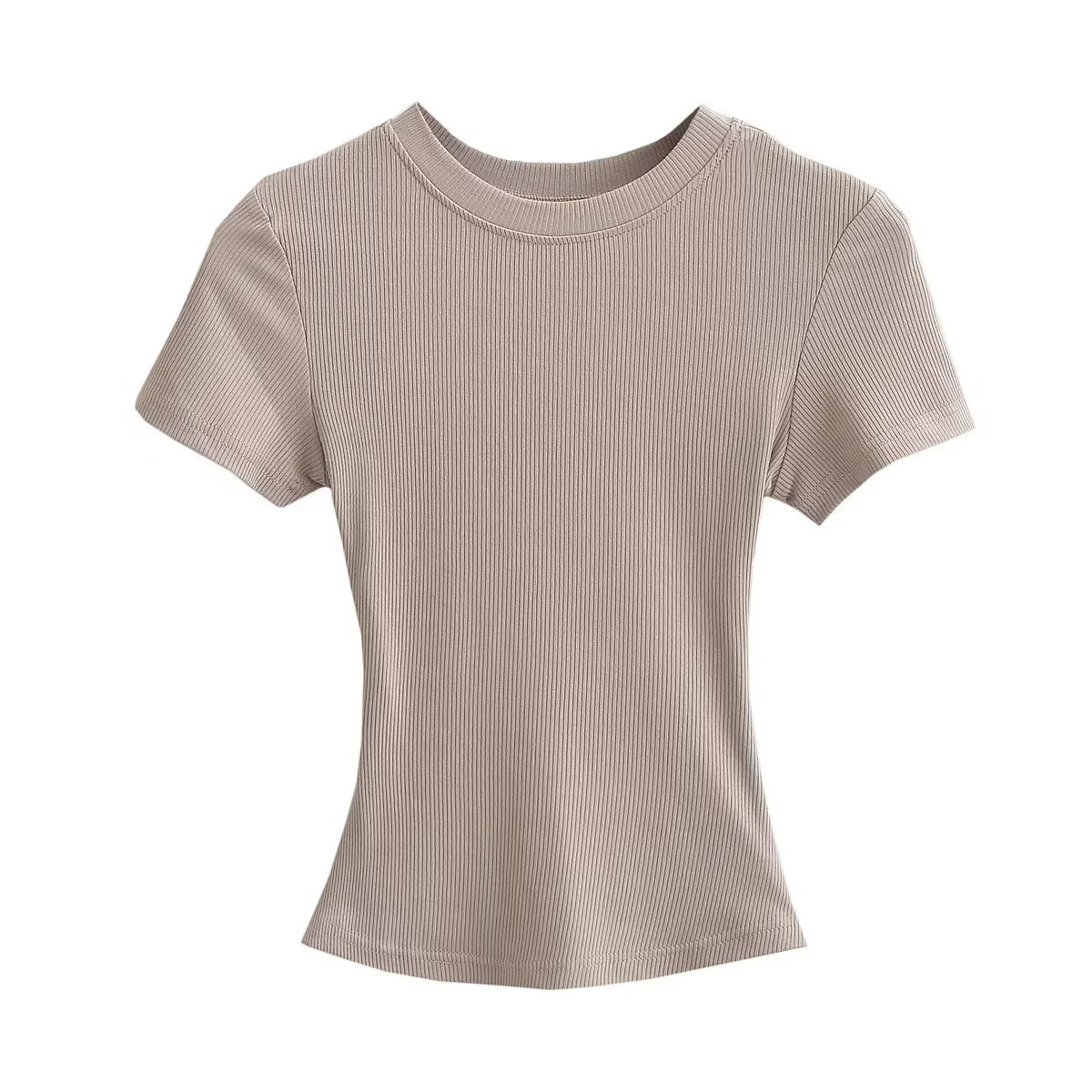 タイトフィットリブTシャツ 3914