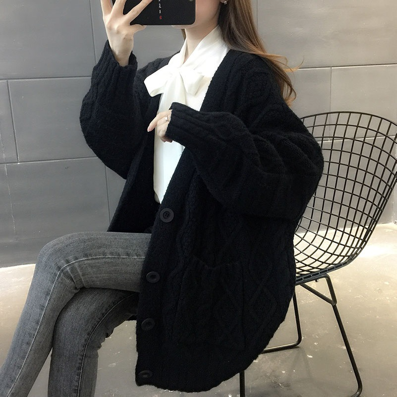 ニットロングカーデ(3891)
