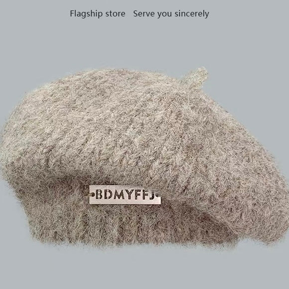 全6色　モヘアニットベレー帽　（3711）