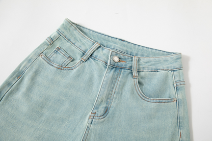 ライトブルーデニムパンツ　3912