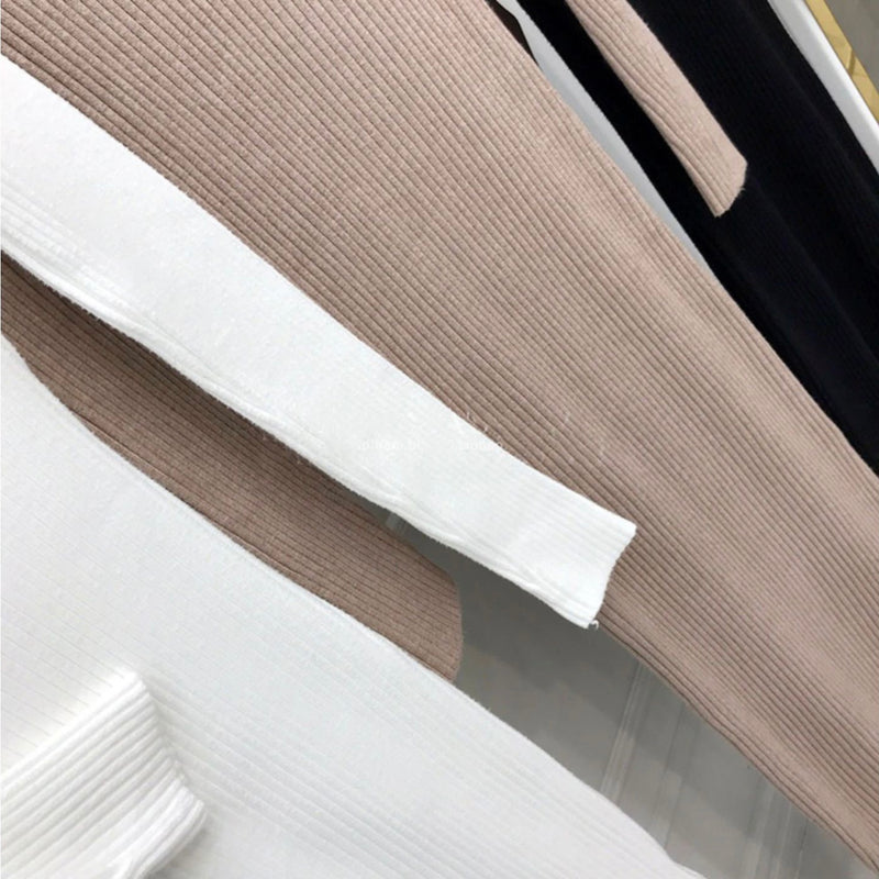 全3色　スリムフィットニットワンピース　（3775）