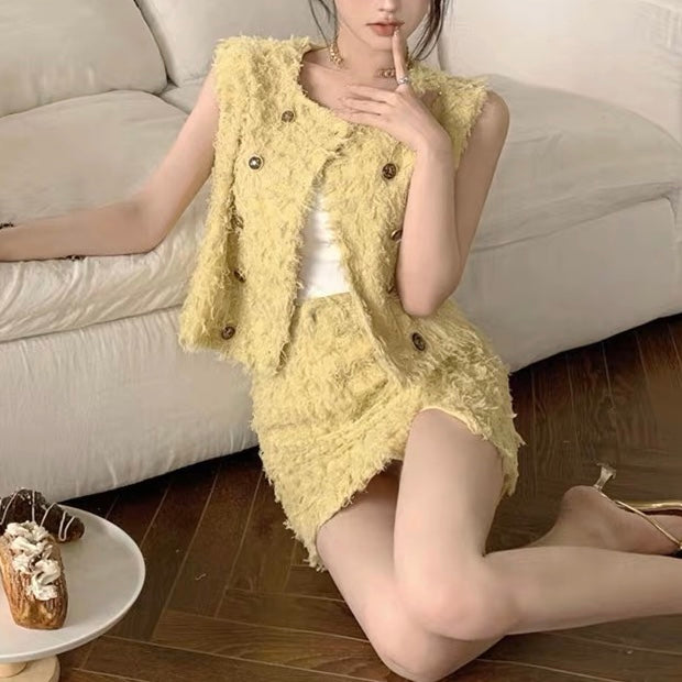 ノーカラー起毛セットアップ　（3554）
