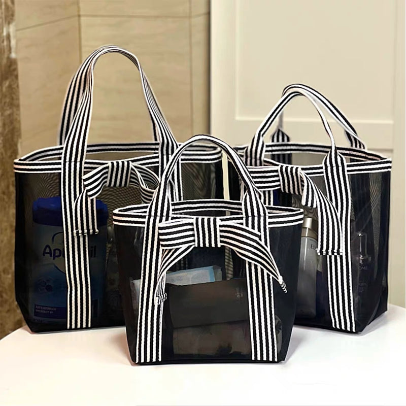３size メッシュリボントートバッグ　（3557）