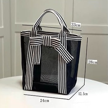 ３size メッシュリボントートバッグ　（3557）