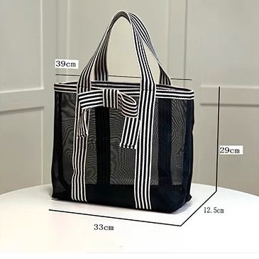 ３size メッシュリボントートバッグ　（3557）