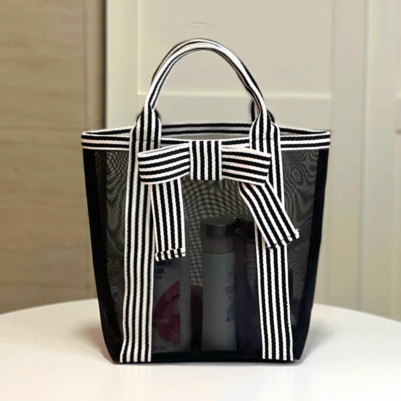 ３size メッシュリボントートバッグ　（3557）