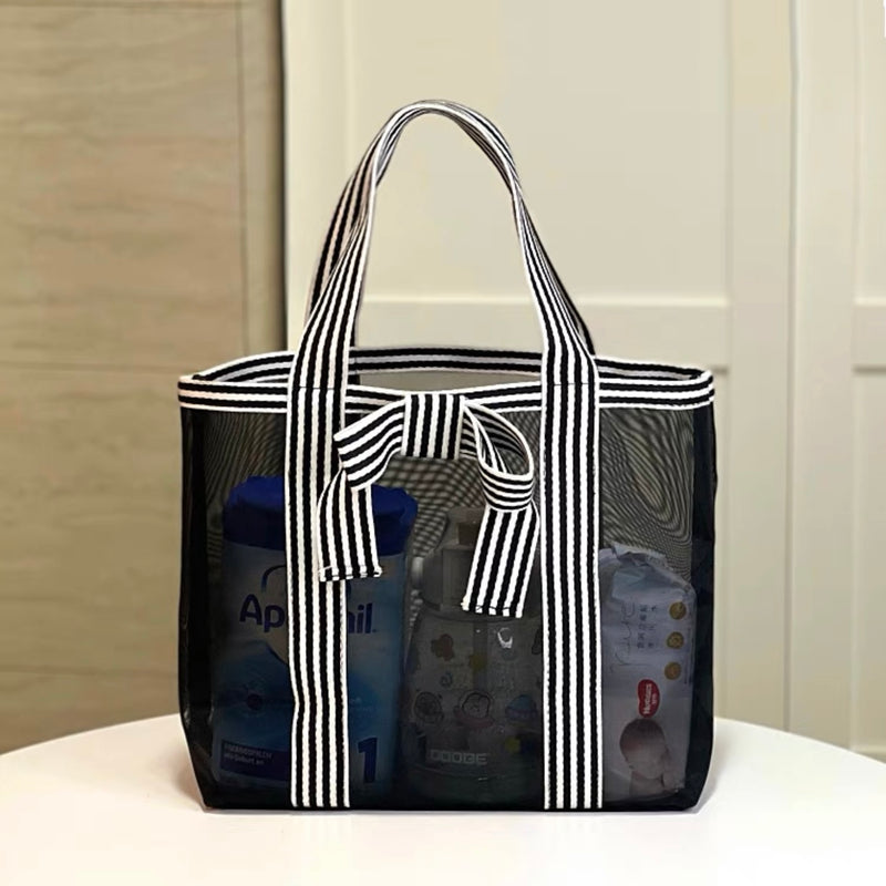 ３size メッシュリボントートバッグ　（3557）