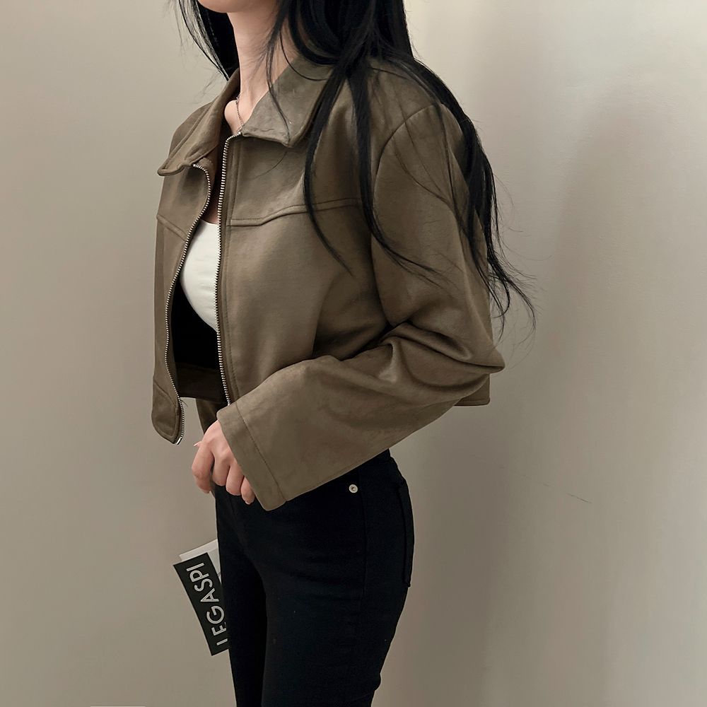 ジップショートジャケット 4009