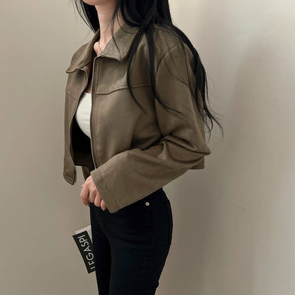 ジップショートジャケット 4009