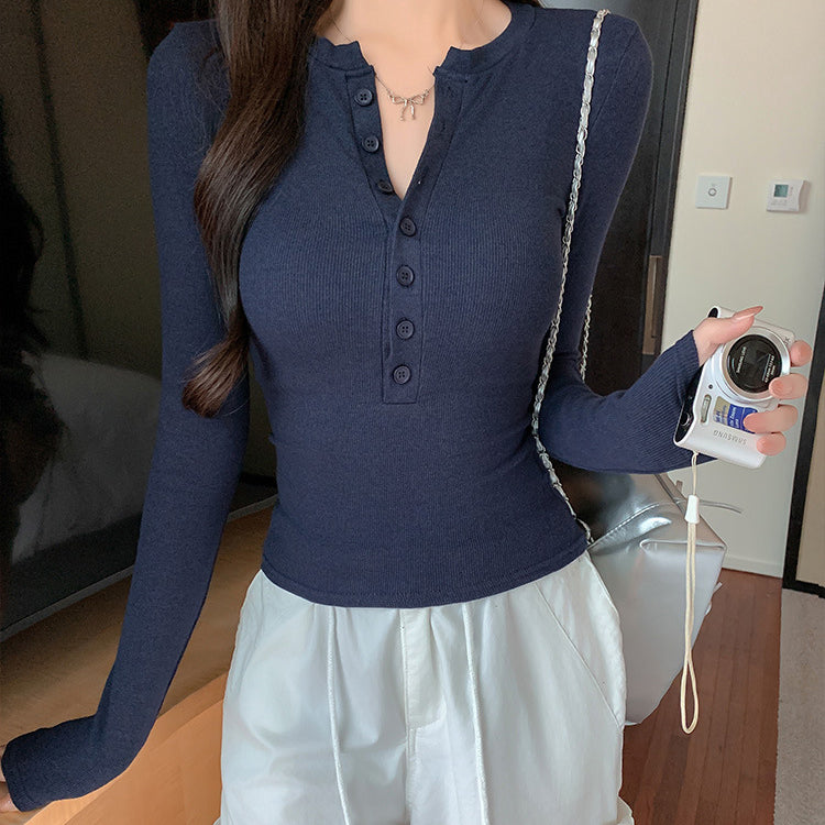 フロントボタントップス 3975