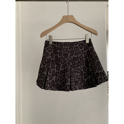 スエードプリーツスカート　4011