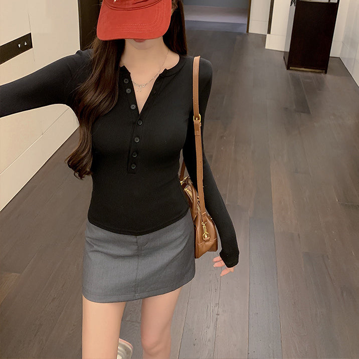 フロントボタントップス 3975