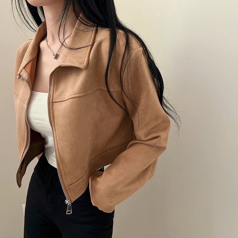 ジップショートジャケット 4009