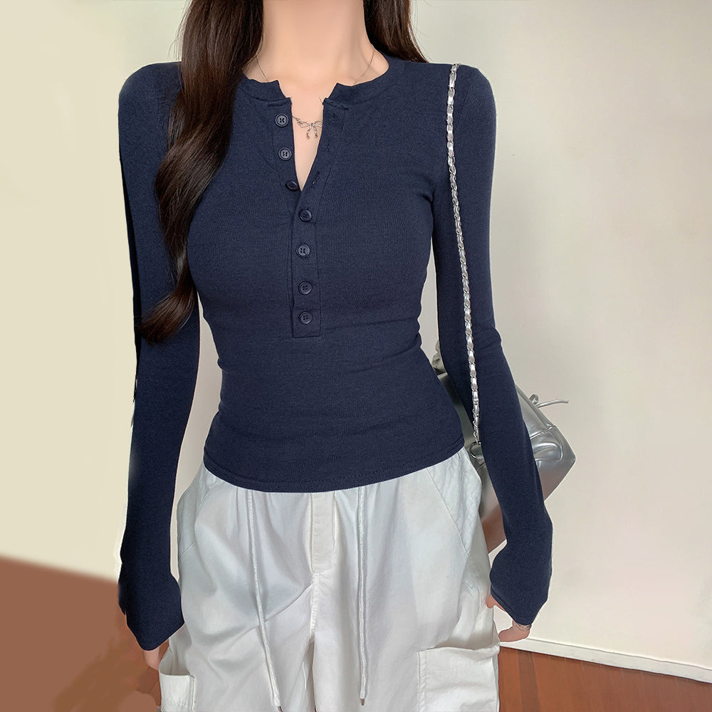 フロントボタントップス 3975