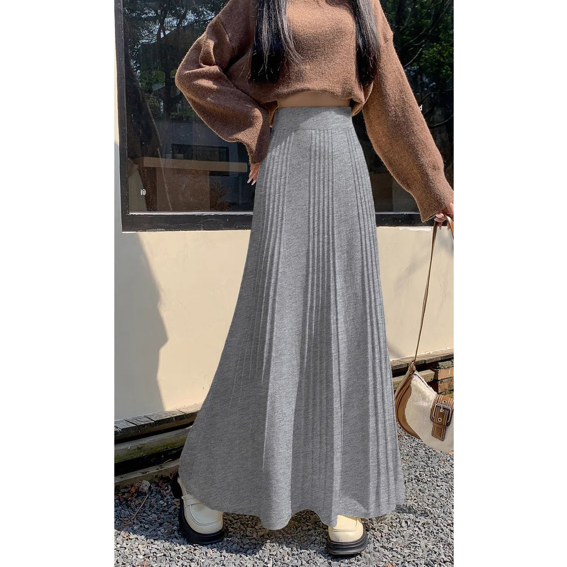 ナチュラルフレアスカート　3992