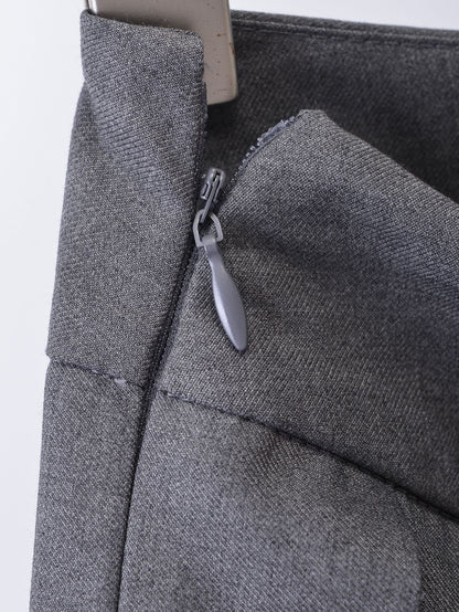 ベルト付きプリーツミニスカート 4003