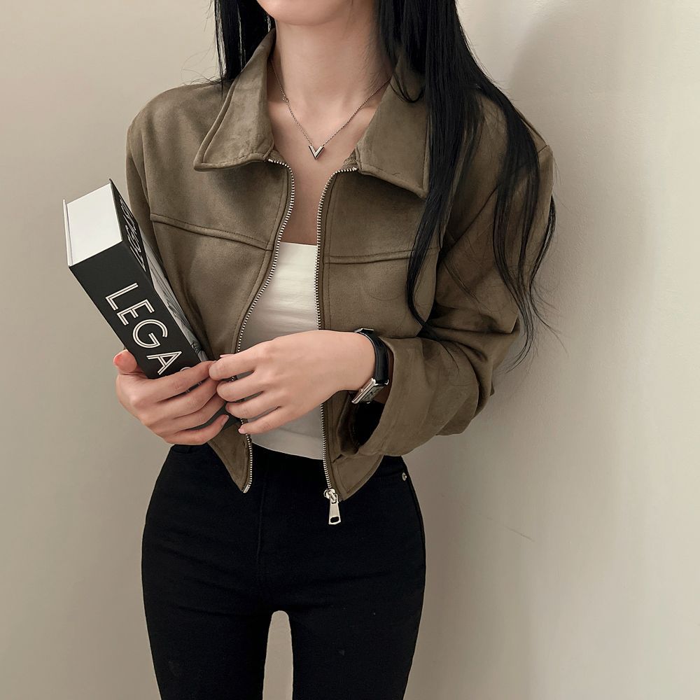 ジップショートジャケット 4009