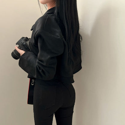 ジップショートジャケット 4009