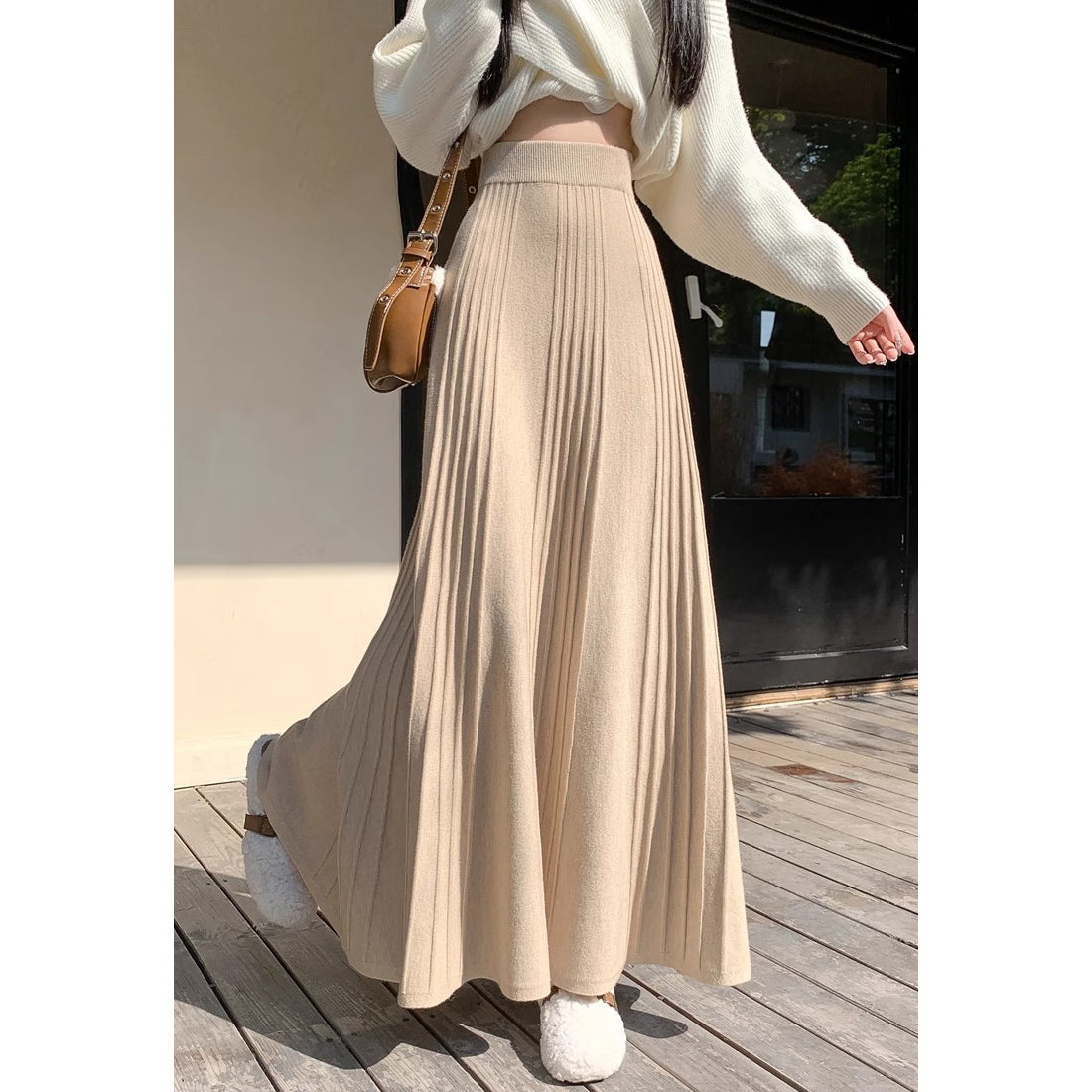 ナチュラルフレアスカート　3992