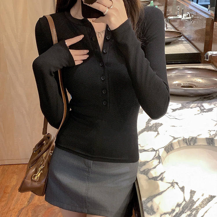 フロントボタントップス 3975