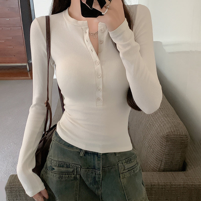 フロントボタントップス 3975