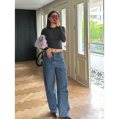 スリムフィットクロップドロンT 3956