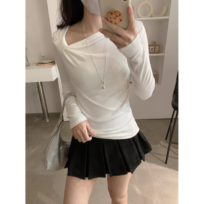 スエードプリーツスカート　4011