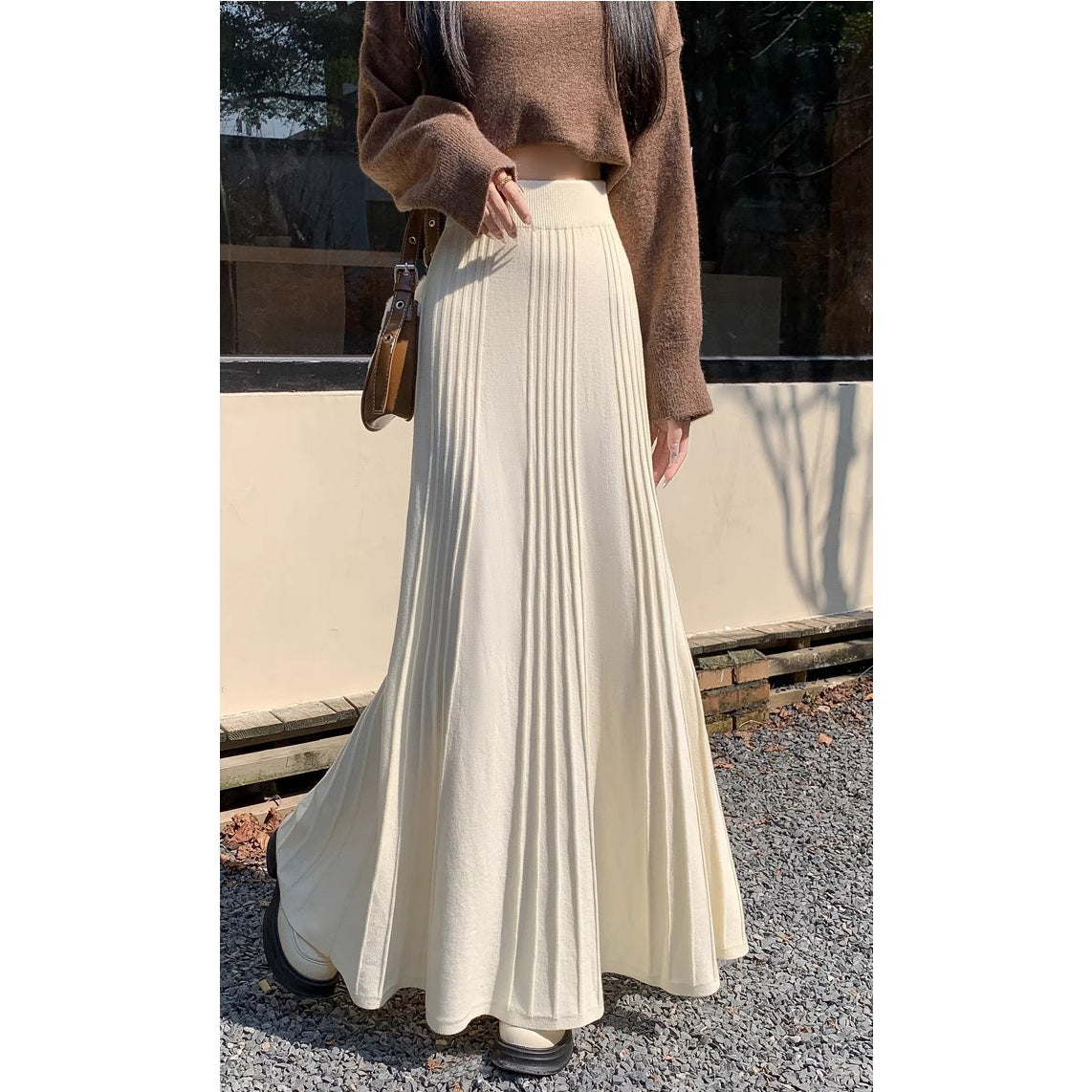 ナチュラルフレアスカート　3992